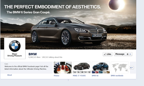 BMW Facebook Page