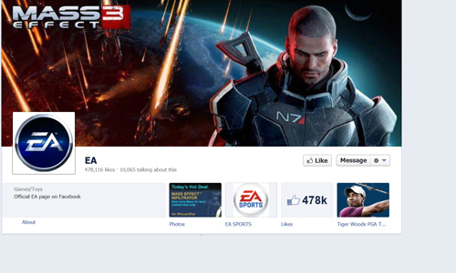 EA Facebook Page