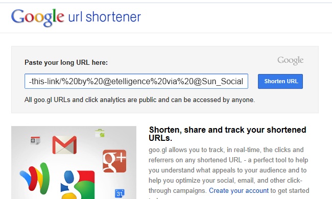 Google URL Shortener