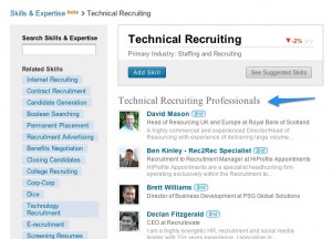 Skills Search on LinkedIn