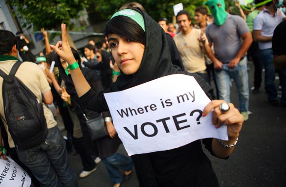 Iranian Protester 2009
