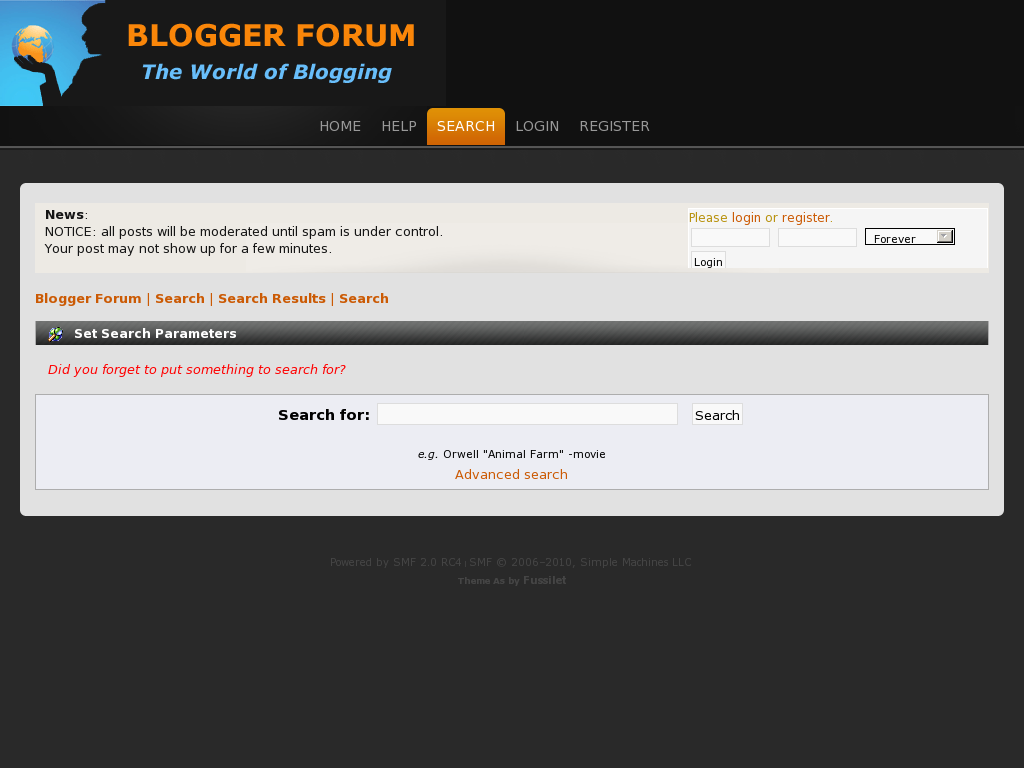 blogger forum blogger forum