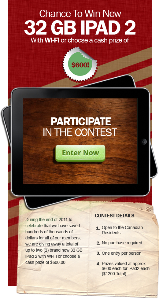 iPad Facebook Contest