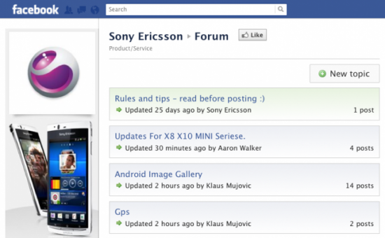 Sony Facebook Support Forum