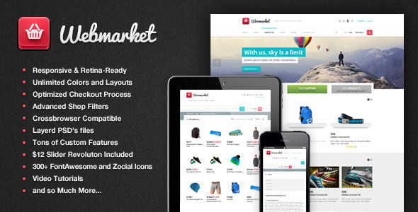 Webmarket wordpress theme