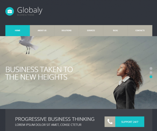 Globaly wordpress theme