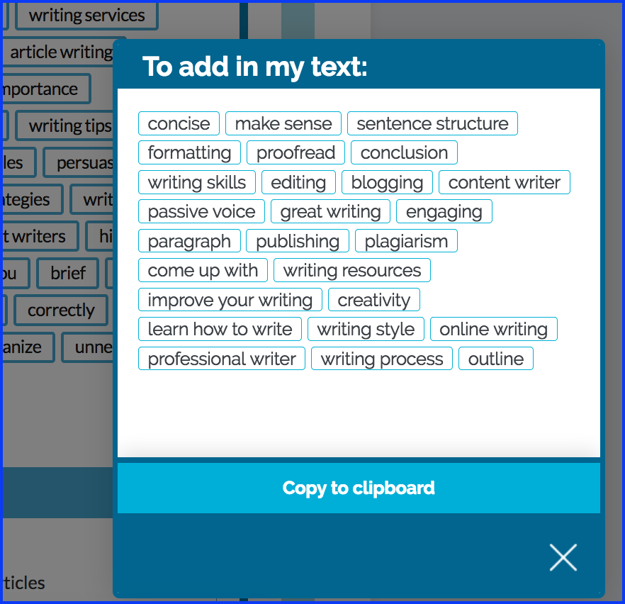 TextOptimizer words to add